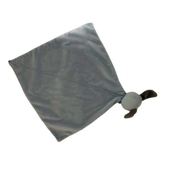 Precious Firsts Carter's Puppy Dog Security Blanket Blue Brown Lovey Baby Rattle - Picture 2 of 2